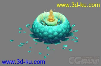 3D打印模型麻辣江湖三个场景小物件的图片
