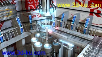 3D打印模型【仿制】一个科幻场景的图片