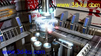 3D打印模型【仿制】一个科幻场景的图片