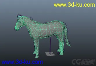 3D打印模型马的图片