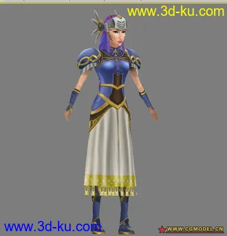 3D打印模型北欧女神的图片