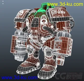 3D打印模型掠夺者 机器人 有简单材质的图片