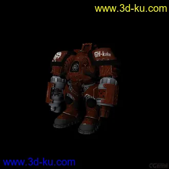 3D打印模型掠夺者 机器人 有简单材质的图片