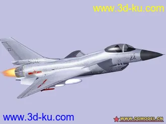3D打印模型歼十-简模的图片