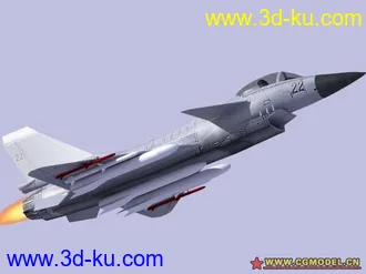 3D打印模型歼十-简模的图片