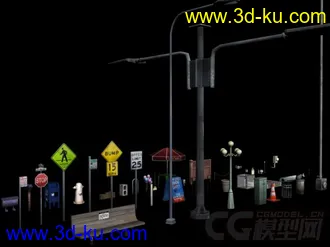 3D打印模型19个精致游戏场景构件的图片