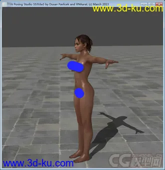 3D打印模型生化危机5女主角： 夏娃的图片