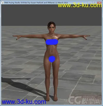 3D打印模型生化危机5女主角： 夏娃的图片