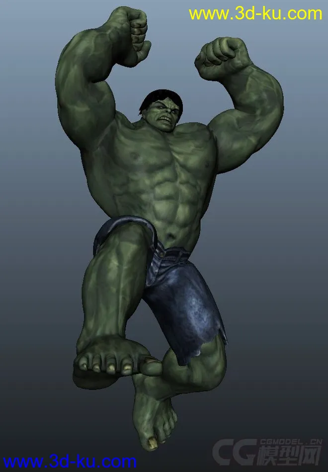 maya绑定——Hulk模型的图片2