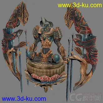 收集的一些游戏角色模型的图片