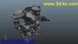 3D打印模型Maya带动画机甲的图片