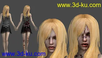 3D打印模型灵能美女2的图片