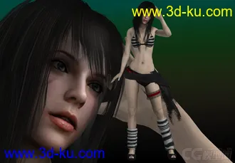 3D打印模型灵能美女4的图片