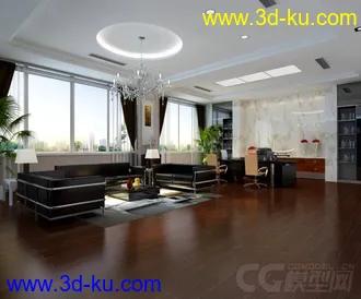 3D打印模型现代办公室的图片