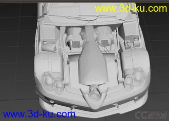 3D打印模型梅赛德斯-奔驰 Mercedes Benz SLR McLaren 722的图片