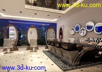 理发店模型的图片