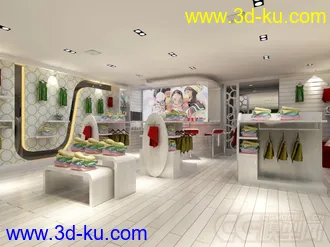 儿童服装店模型的图片