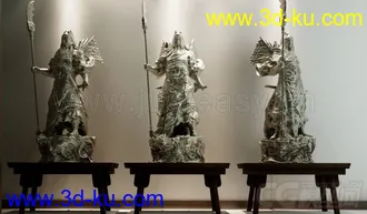 3D打印模型关羽关公雕像的图片