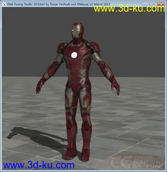 3D打印模型钢铁侠的图片