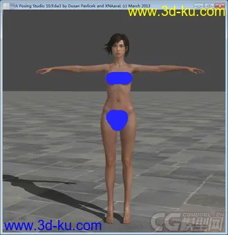 3D打印模型铁拳女角色——风间飞鸟1的图片