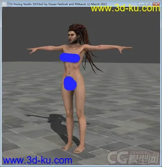 星际争霸2——刀锋女王果体模型的图片