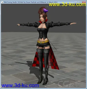 3D打印模型三国无双角色追加服装的图片