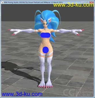 3D打印模型恶魔战士——猫女的图片