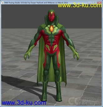 3D打印模型幻视侠的图片