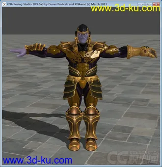 3D打印模型漫威漫画公司旗下的超级大反派：灭霸的图片