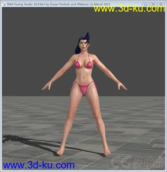 3D打印模型街霸女角色——罗丝的图片