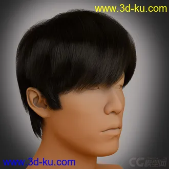3D打印模型nHair    使用的V ray渲染器的图片