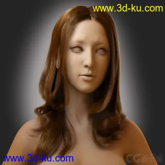 3D打印模型毛发塑形的图片