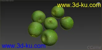 3D打印模型水果  苹果 果盘的图片