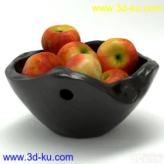 3D打印模型水果  苹果 果盘的图片