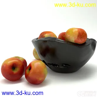 3D打印模型水果  苹果 果盘的图片