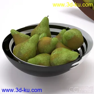 3D打印模型水果 梨 果盘的图片