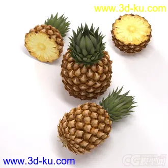 3D打印模型热带水果 菠萝的图片