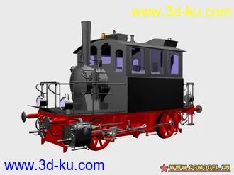 3D打印模型Locomotive model,蒸氣小火車的图片