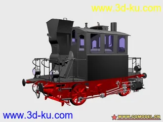 3D打印模型Locomotive model,蒸氣小火車的图片