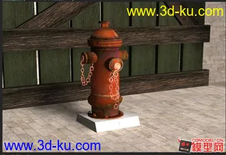 3D打印模型消防栓的图片