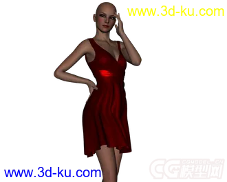 3D打印模型DAZ3D - Poser - X Skirt for Genesis 2 Female_1的图片