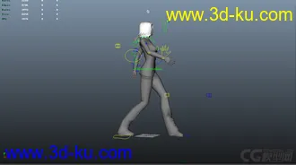 3D打印模型一个绑定的女人，可以练习动画的图片