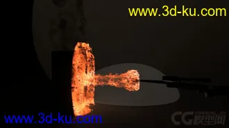 3D打印模型喷火枪的图片
