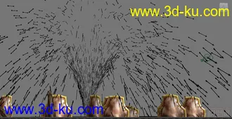 3D打印模型古代战场 箭阵的图片