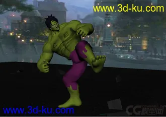 3D打印模型无敌浩克的图片