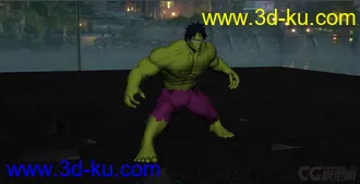 3D打印模型无敌浩克的图片
