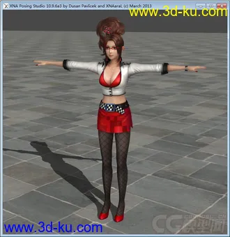 3D打印模型无双系列女角色追加服装1的图片