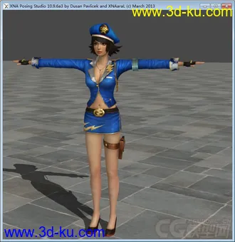 3D打印模型无双系列女角色追加服装2的图片
