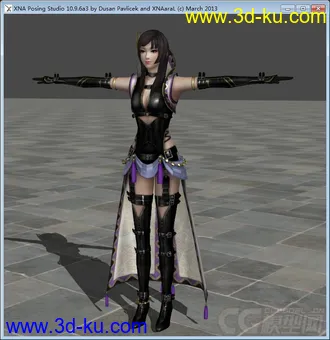 3D打印模型无双系列女角色追加服装4的图片