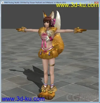 3D打印模型无双系列女角色追加服装5的图片